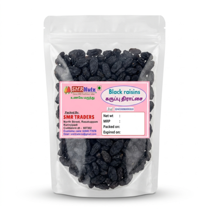 Black Raisins - Naturally Sweet & Healthy Dry Grapes