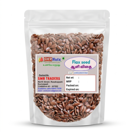 SMR NUTZ Flax Seeds - Omega 3 & Fiber Rich Healthy Seeds