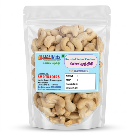 Premium Salted Roasted Cashews Oil Free Dry Roasted Pack