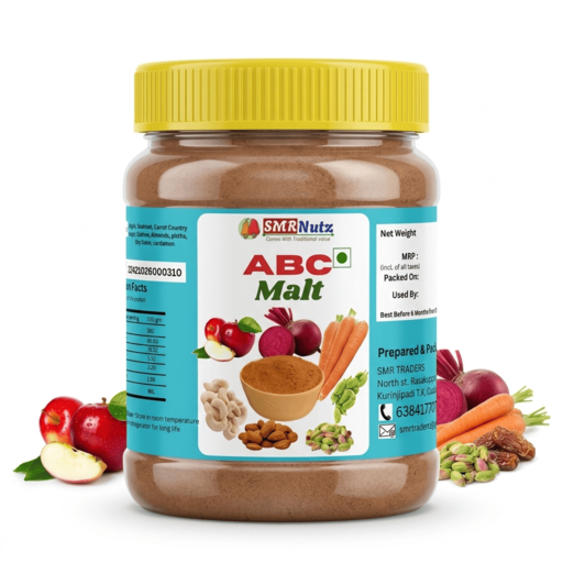 ABC Malt health mix powder with apple beetroot carrot nuts and dry fruits